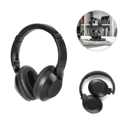 HENDRIX. Auscultadores sem fios dobráveis com 20h de autonomia em ABS reciclado (100 rABS)